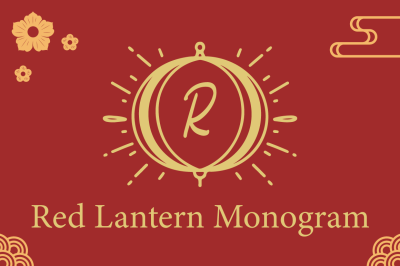 Red Lantern Monogram