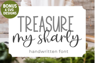 Treasure My Sharly - Handwritten Script Font