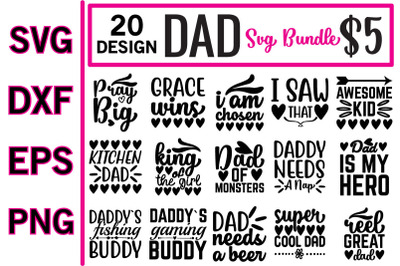 dad svg bundle