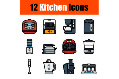 Kitchen Icon Set