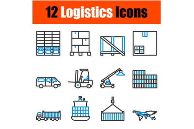 Logistics Icon Set