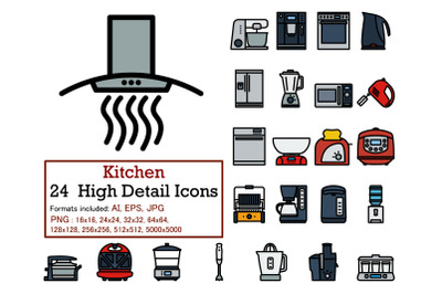 Kitchen Icon Set