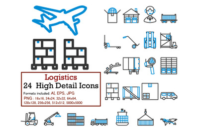 Logistics Icon Set