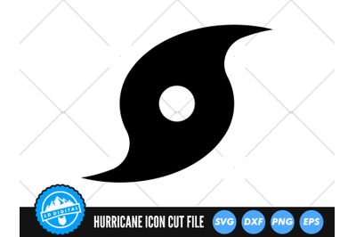 Hurricane Icon SVG | Tropical Storm Cut File | Weather Icon SVG