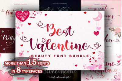 Best Valentine Beauty Font Bundle