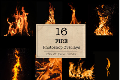 Fire Photography Overlays