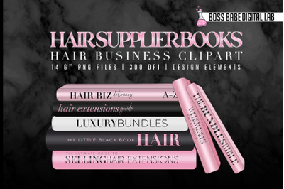 Hair Extension Book Clipart
