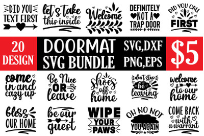 Doormat svg bundle