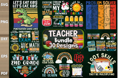 Teacher Bundle-30 Designs-211222
