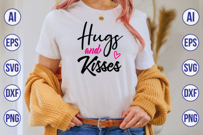 Hugs and Kisses svg cut file