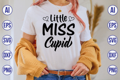 Little Miss Cupid svg cut file