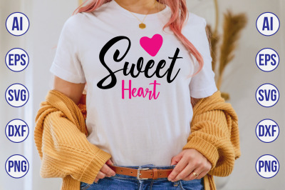 Sweet Heart svg cut file