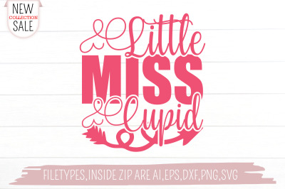 Little Miss Cupid Cupid Svg Cut file