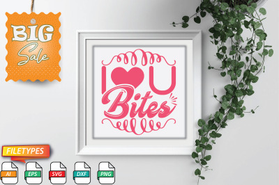 Love Bites Cupid Svg Cut file