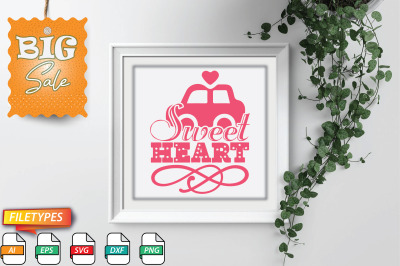 Sweet Heart Cupid Svg Cut file