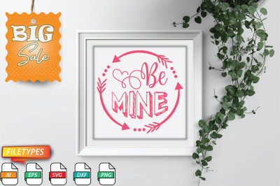 Be Mine Cupid Svg Cut file