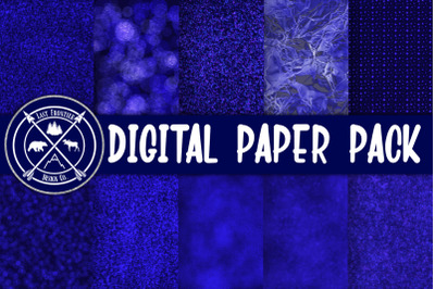 Blue digital Paper Pack|Scrapbooking Papers