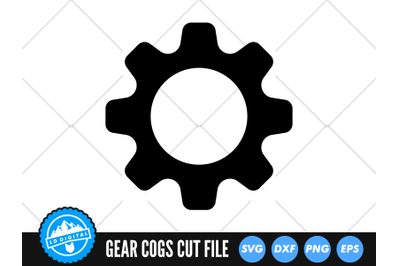 Gears SVG | Gear Cogs Cut File | Steampunk Clip Art