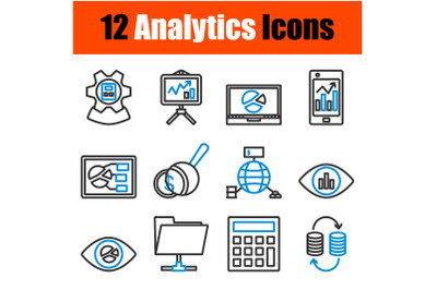 Analytics Icon Set