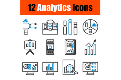 Analytics Icon Set