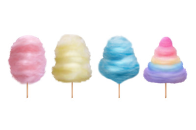 Cotton candy. Sugaring delicious food for kids sweet dessert products