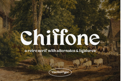 VT Chiffone - Retro Serif
