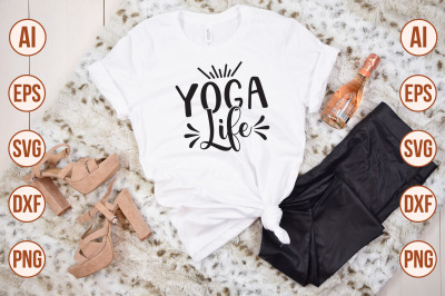 Yoga Life svg cut file