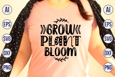 Grow Plant Bloom svg