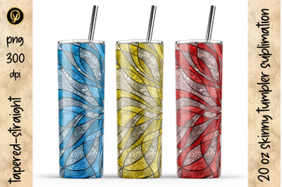 20 Oz Abstract Skinny Tumbler Sublimation. Tumbler Wraps