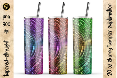 20 Oz Abstract Skinny Tumbler Sublimation. Tumbler Wraps