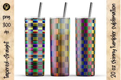 20 Oz Abstract Skinny Tumbler Sublimation. Tumbler Wraps