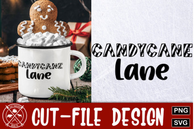 Candy Cane Lane SVG|Christmas Cut-file