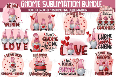 Gnomes Sublimation Bundle, 300 DPI.