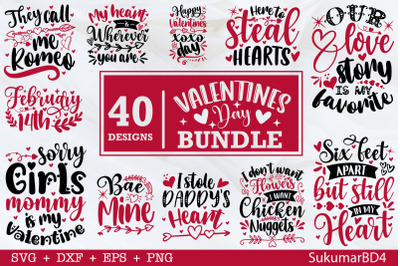 Valentines Day SVG Bundle 40 Design