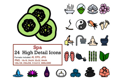 Spa Icon Set