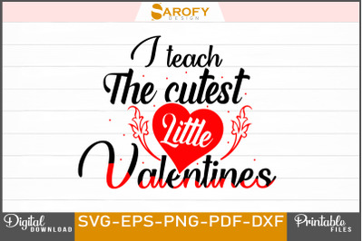 I teach the cutest little Valentine Day design