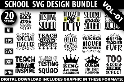 School Svg Design Bundle
