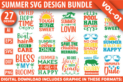 Summer Svg Design Bundle