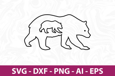 Bear  svg cut file