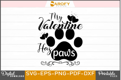 Black and White Design for Cat Lover Svg