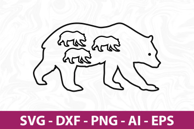 Bear  svg cut file