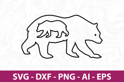 Bear  svg cut file