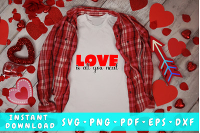 Love Is All You Need SVG