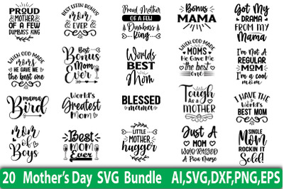 Mothers Day SVG Bundle