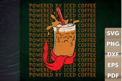 Powered Iced Coffee Lover Gift Caffeine