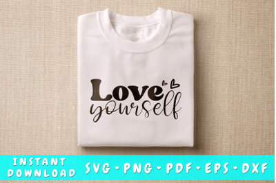 Love Yourself SVG