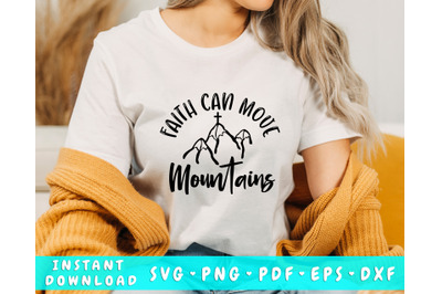 Faith Can Move Mountains SVG