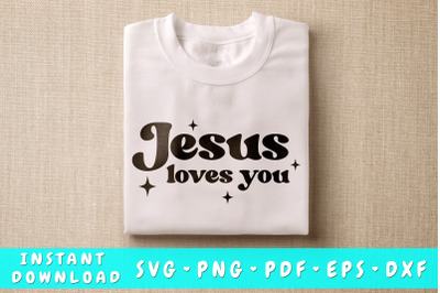 Jesus Loves You SVG