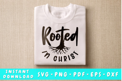 Rooted In Christ SVG