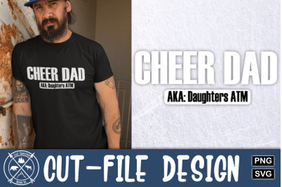 Cheer Dad Cut File|Cheerleading SVG